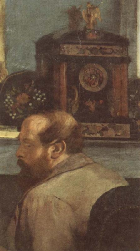Detail of  The Bellini, Edgar Degas